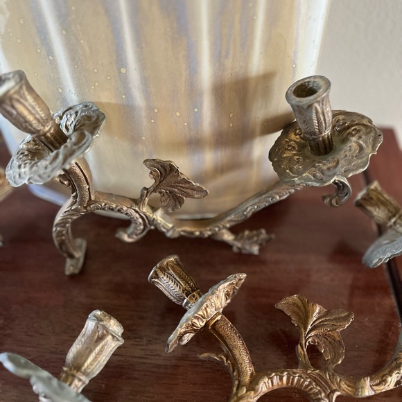 Three candelabra metal arms - Picture 5 of 11